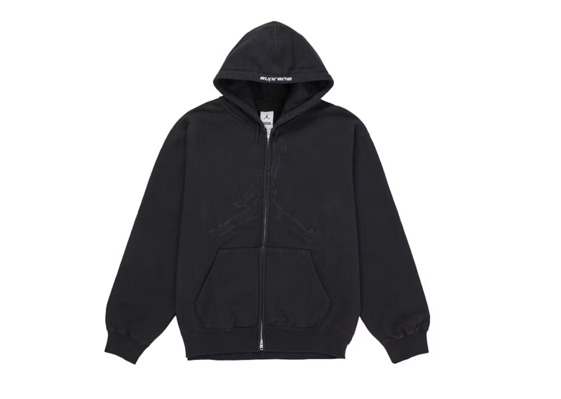 Supreme Jordan Hooded Sweatshirt (SS26) Black