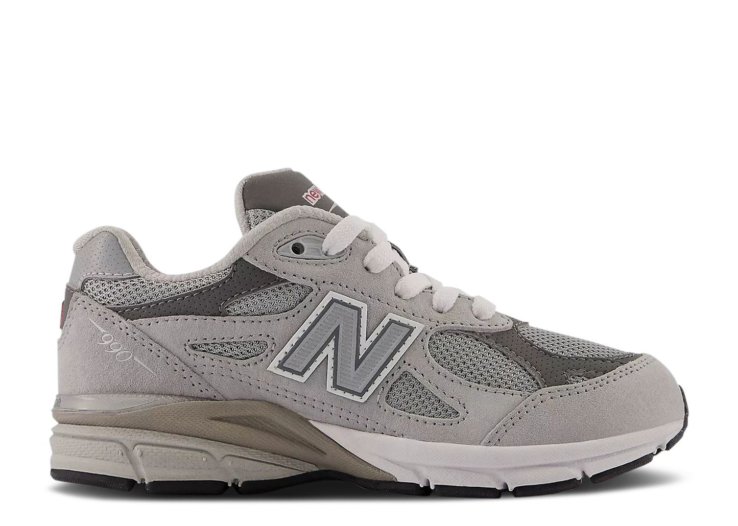 990v3 Little Kid Wide Grey