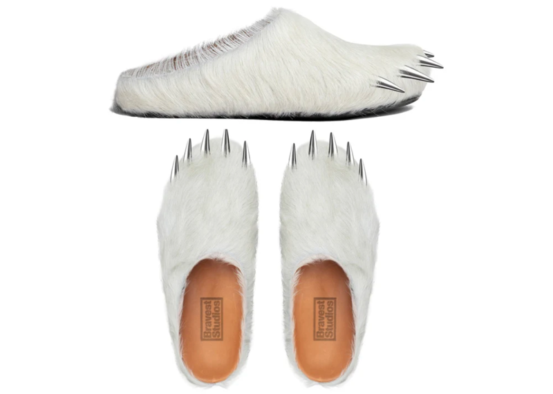 Bear Claw Mule White