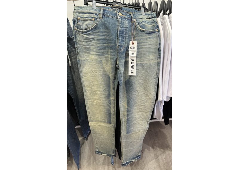 Purple Ice Washed Denim Light Indago