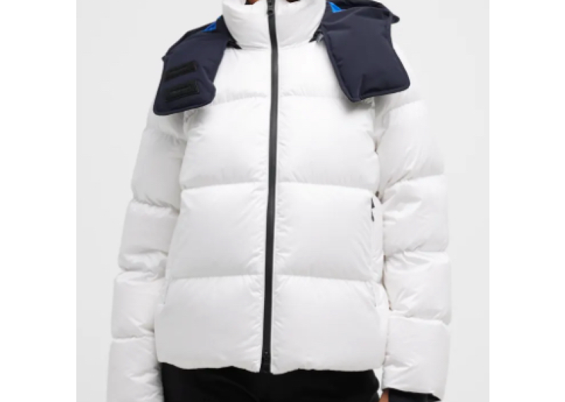 Ganton Logo Detachable Hood Parka Jacket