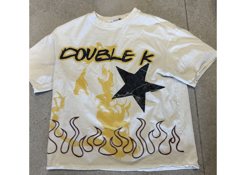 Double K Flame Tee Yellow