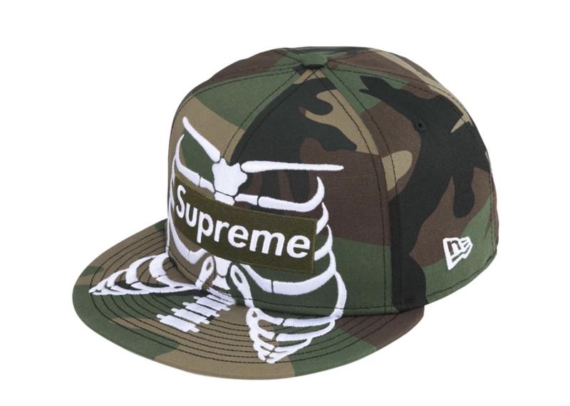 Supreme Bones Box Logo New Era 59Fifty Cap Camo