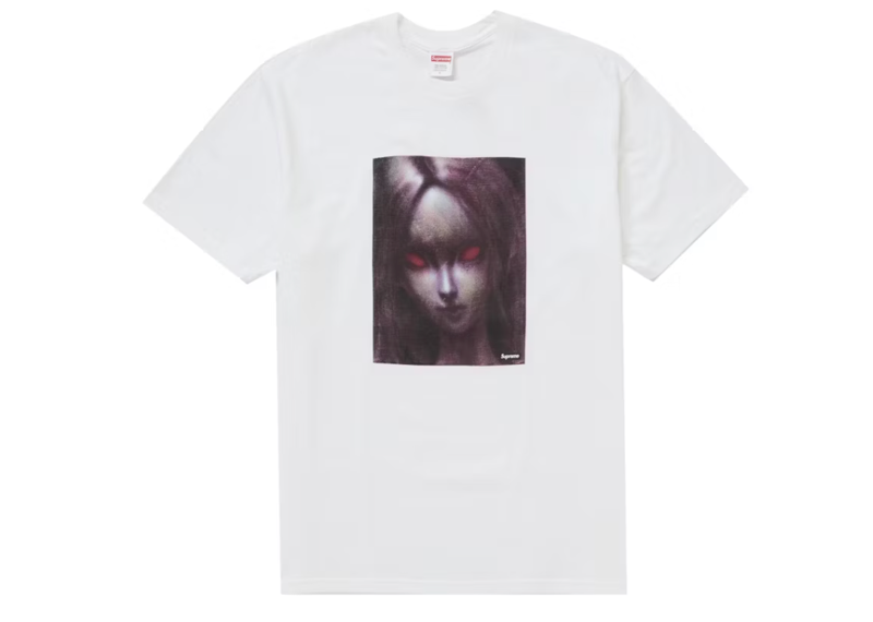 Supreme Red Eyes Tee White