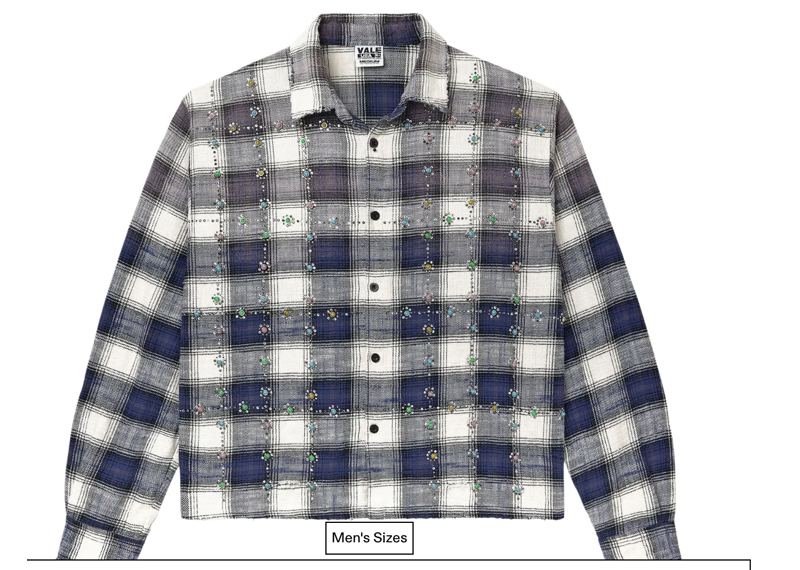 Vale Forever Sky Gems Flannel Navy