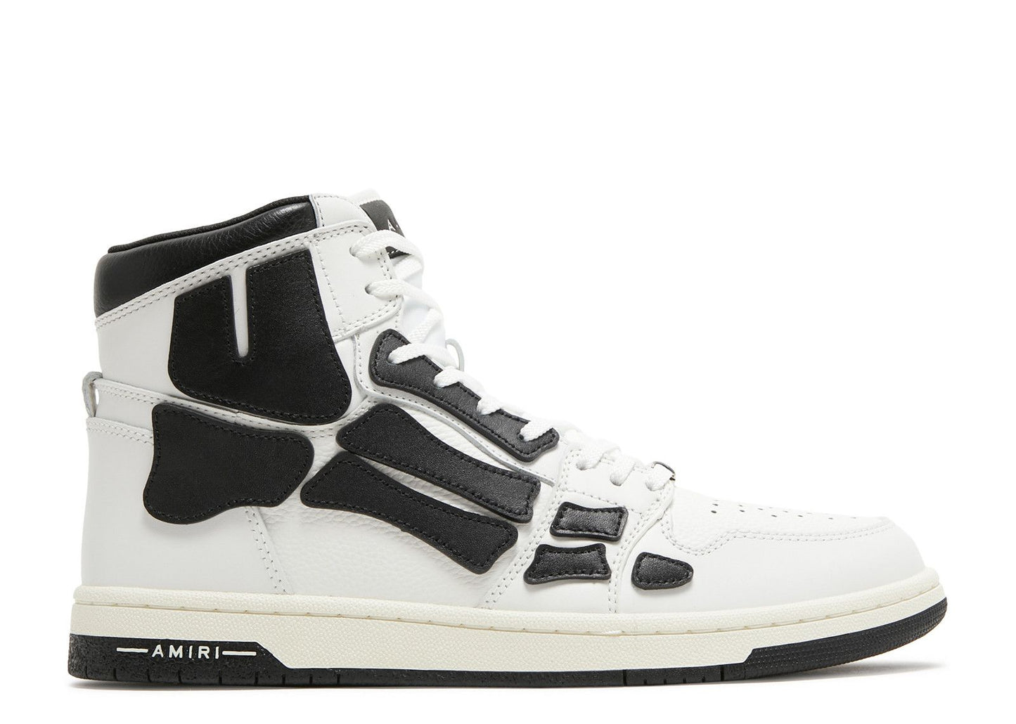 Amiri Skel Top High White Black