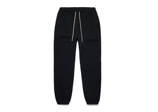 Fear of God Essentials Cream Drawstring Sweatpant Jet Black