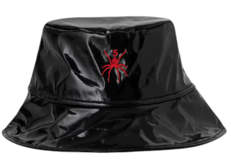 Sp5der Simple Bucket Hat Black