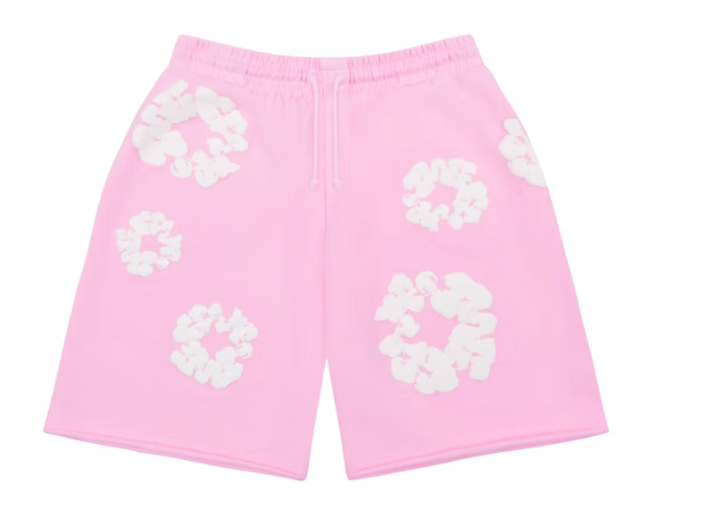 Denim Tears The Cotton Wreath Sweatshorts Powder Pink