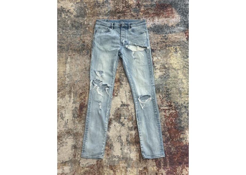 Ksubi Lightwashed Ripped Jeans