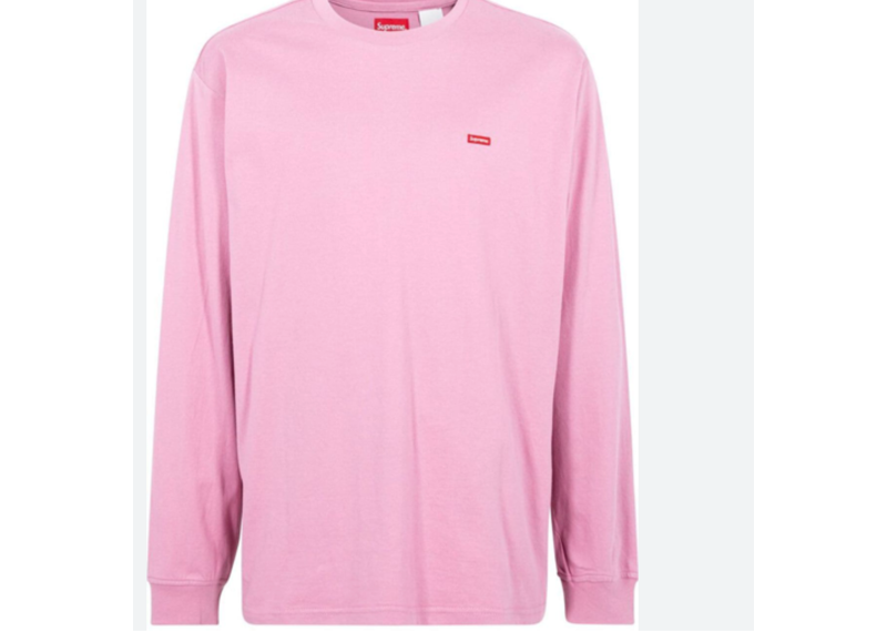 Supreme Small Box-logo T-shirt Pink