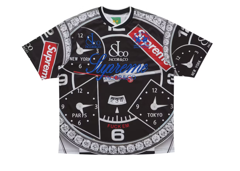 Supreme La Martina Soccer Jersey Black