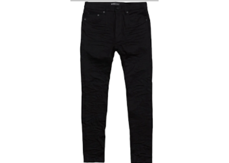 Purple Brand Black Raw Jeans