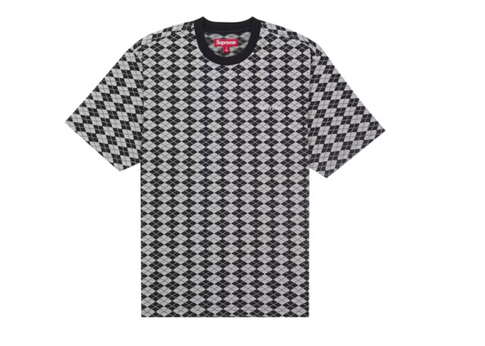Supreme Diamond Jacquard S/S Top Black