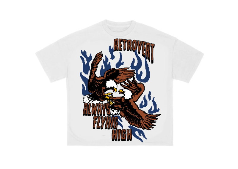 Retrovert Navy Bird Tee