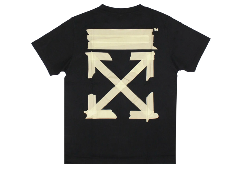 Off-White Tape Arrows T-Shirt Black/Beige