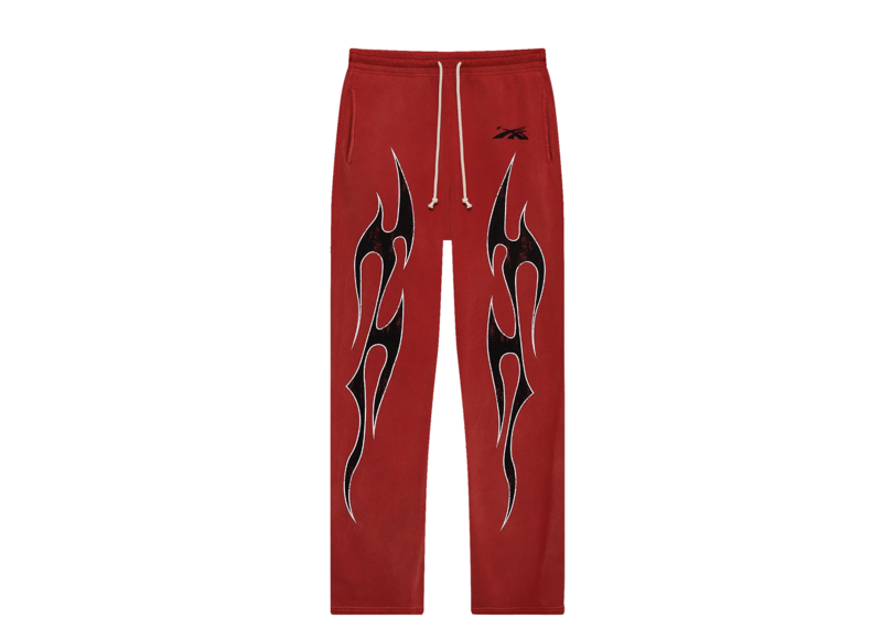 Hellstar Halloween Flame Sweatpants Red