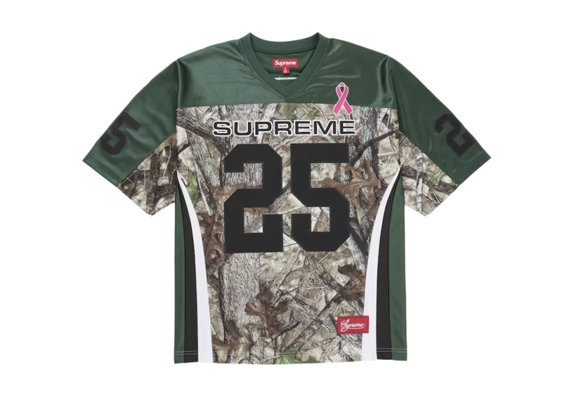 Supreme Breast Cancer Awareness Football Jersey Green