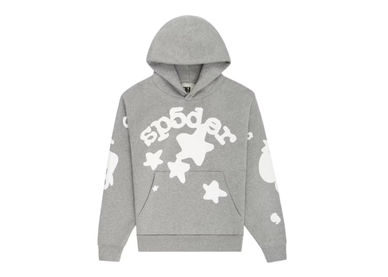 Sp5der Beluga Hoodie Dark Heather Grey