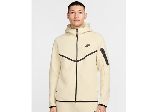 NIKE SPORTSWEAR TECH FLEECE WINDRUNNER FULL ZIP HOODIE KHAKI/BLACK