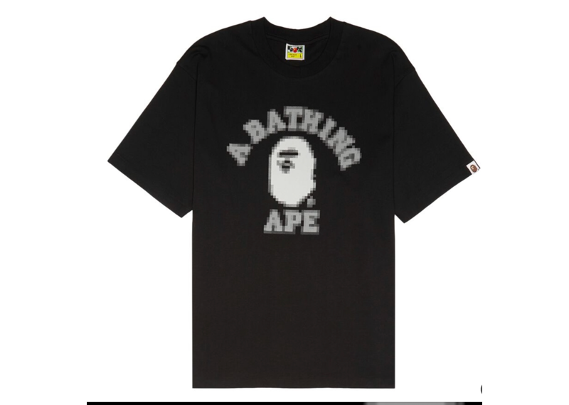 Bathing Ape Pixel College Relaxed Fit Tee