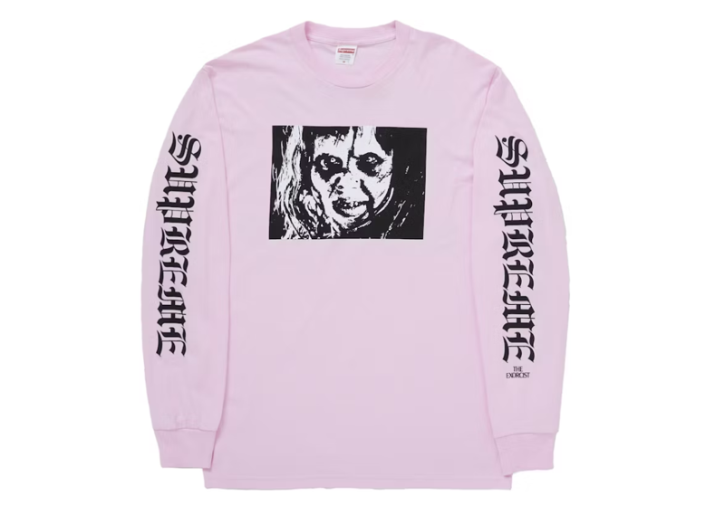 Supreme The Exorcist Mother L/S Tee - Light Pink