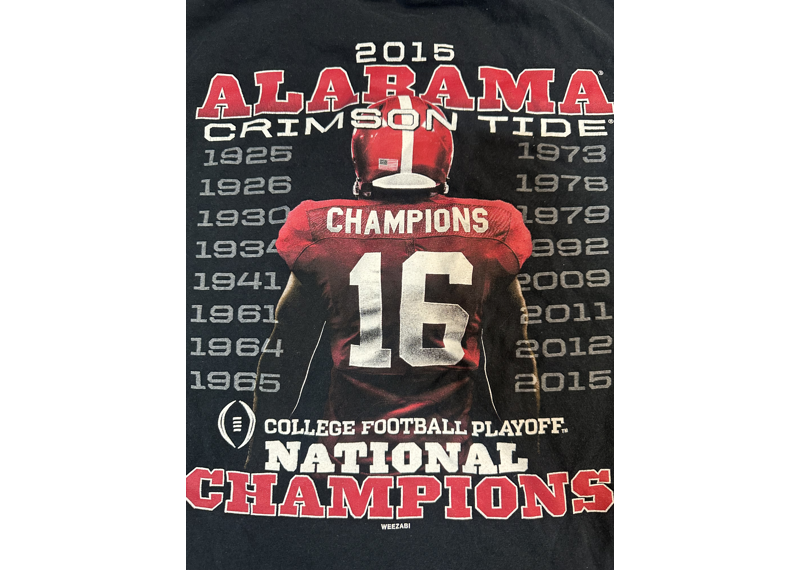 Alabama 2015 Champions Tee