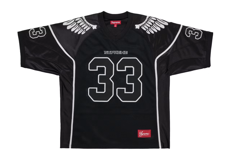 Supreme Wings Football Jersey Black