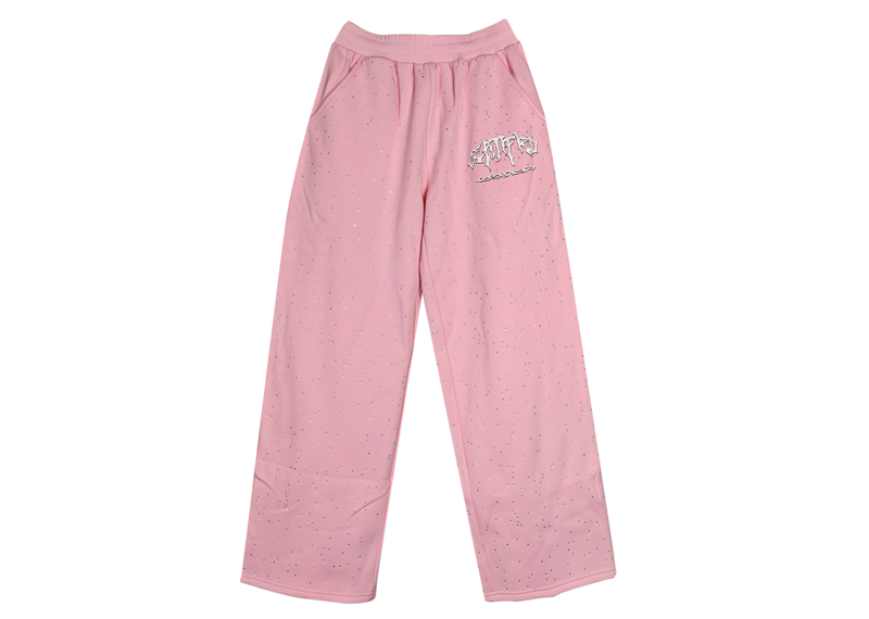 Certified Pink Rhinestone Sweats