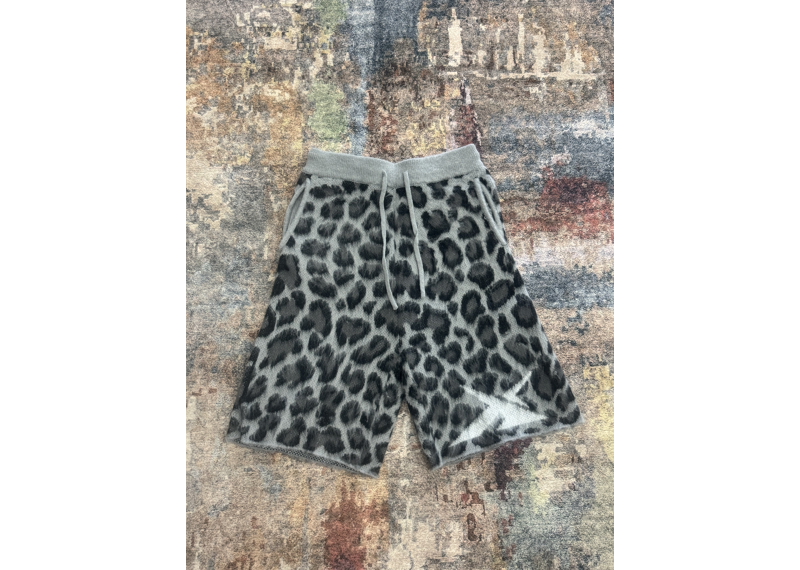 Popular Loner Leopard Mohair Shorts