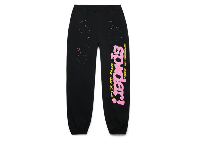 Sp5der P*NK V2 Sweatpant Black