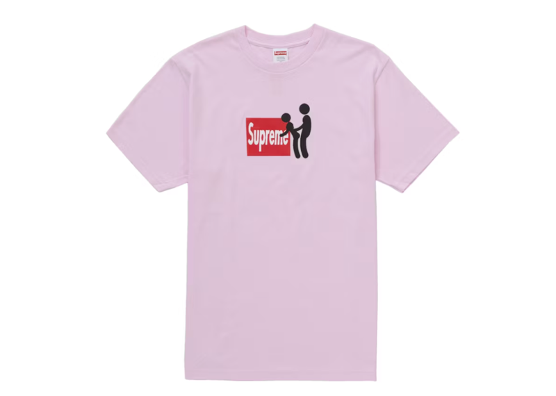 Supreme Stick Tee Pink