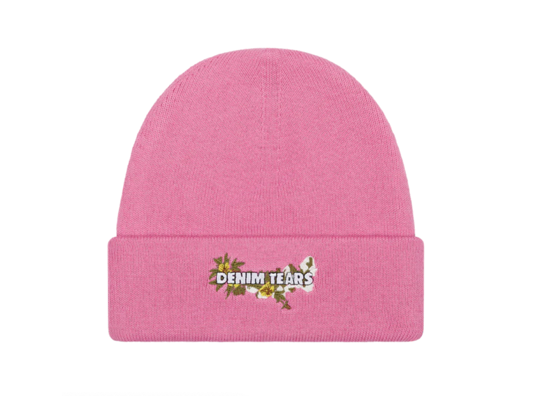 Floral Beanie Pink