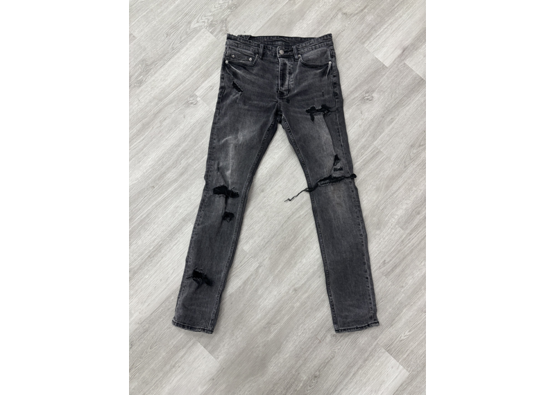 Ksubi distressed black jeans