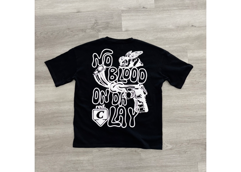 RED CLAY SAMPLE NBODC T-SHIRT BLACK