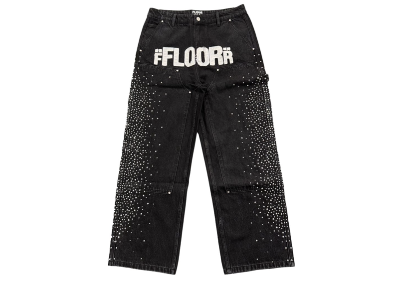 FLOOR914 RHINESTONE DENIM