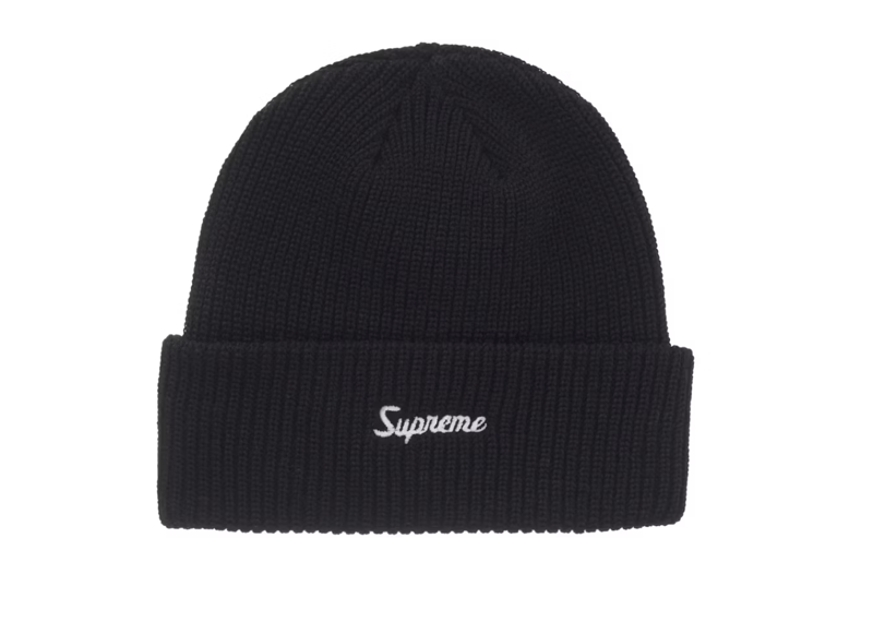 Supreme Loose Gauge Beanie (FW25) Black