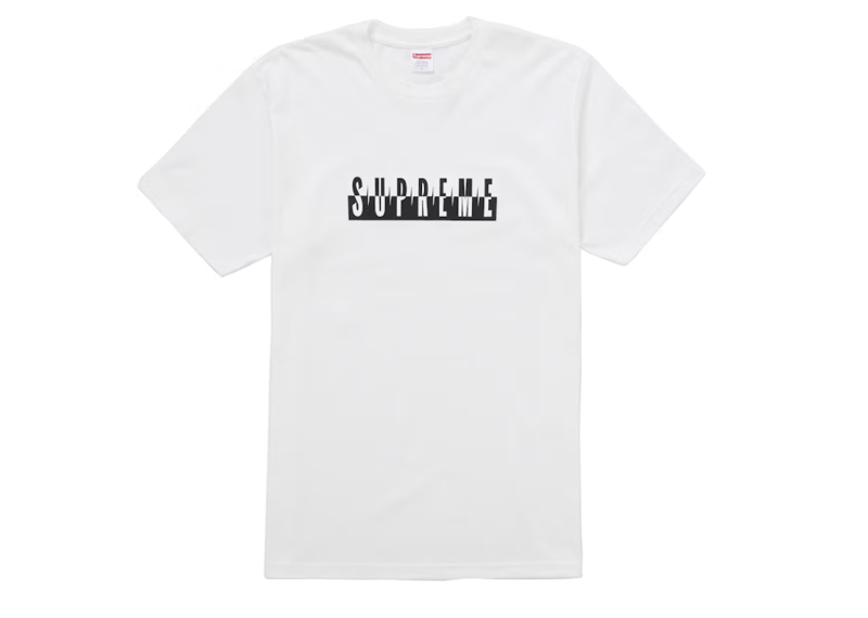 Supreme Split Tee (FW25) - WHITE