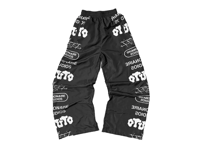 Billionaire Studios BB Logo Track Pants Black