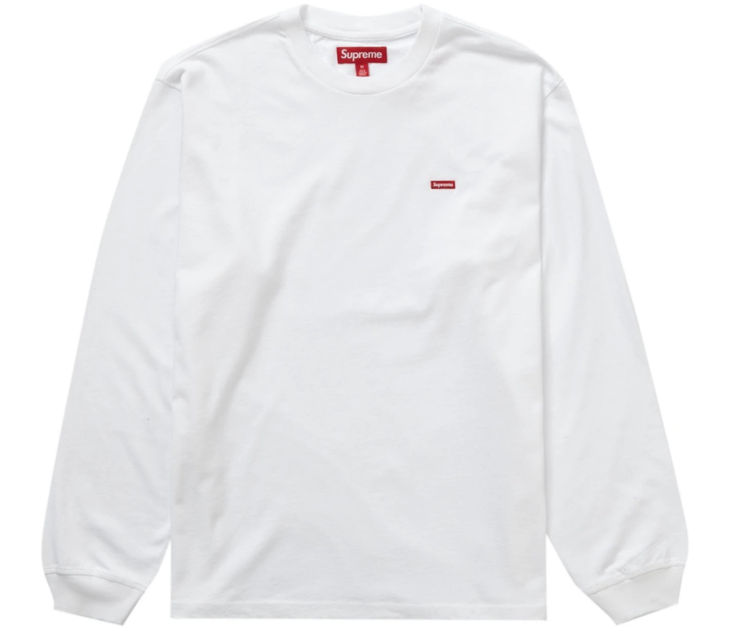 Supreme Small Box L/S Tee White