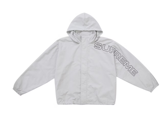 Supreme Spellout Embroidered Track Jacket (FW24) Grey