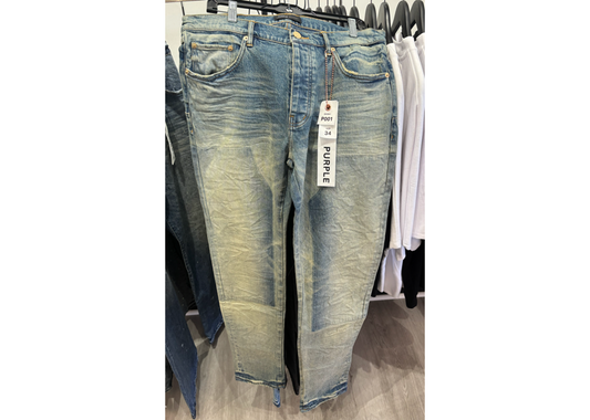Purple Ice Washed Denim Light Indago