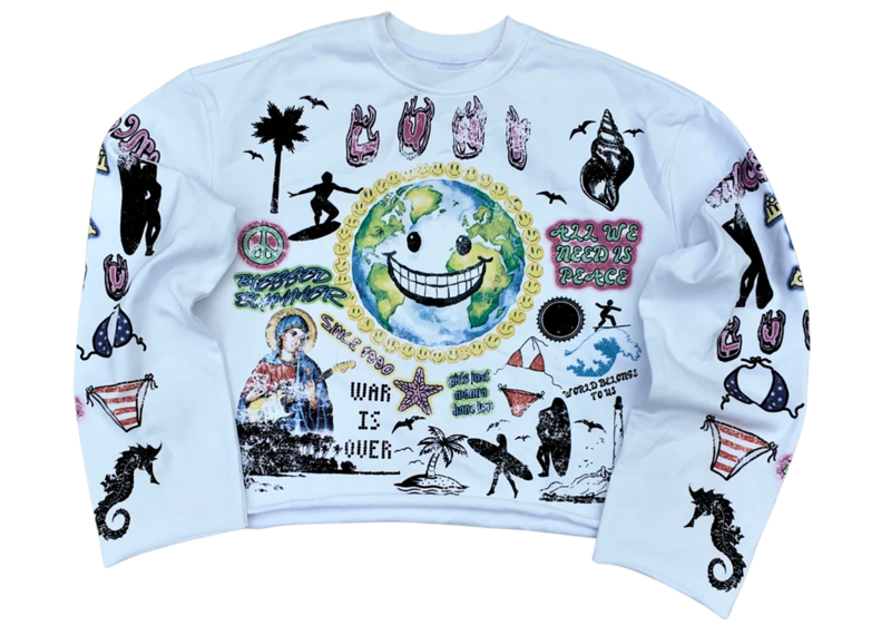 LUNI FLARED ARMS CROPPED TEE