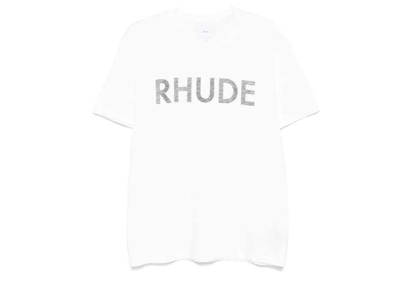RHUDE logo slub Tee