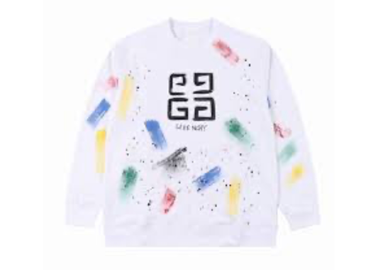 Givenchy Long sleeve paint splatter