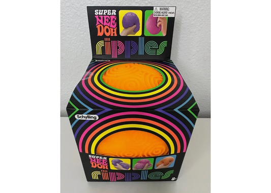 NeeDoh Super Ripples Fidget Ball Orange