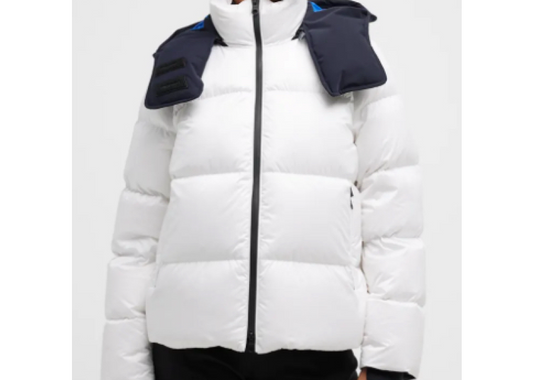 Ganton Logo Detachable Hood Parka Jacket