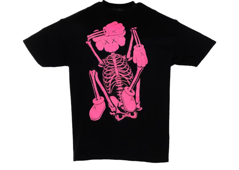 KAWS SKELETON NEW FICTION T-shirt