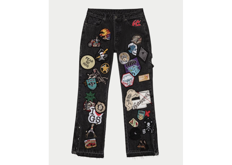 Godspeed Patchwork Jeans (Black Wash)