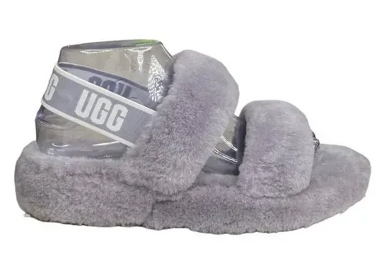 UGG Oh Yeah Slides Grey